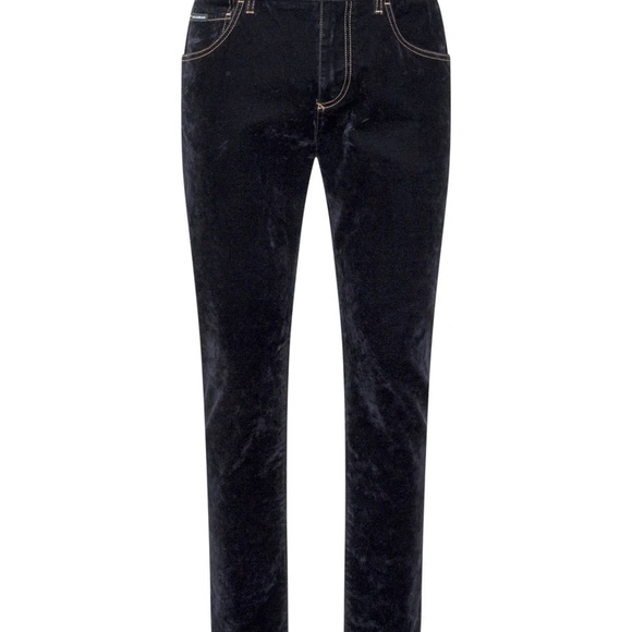 Dolce & Gabbana Dark Denim Straight Leg Jeans. Size 12. EUC - Picture 2 of 7